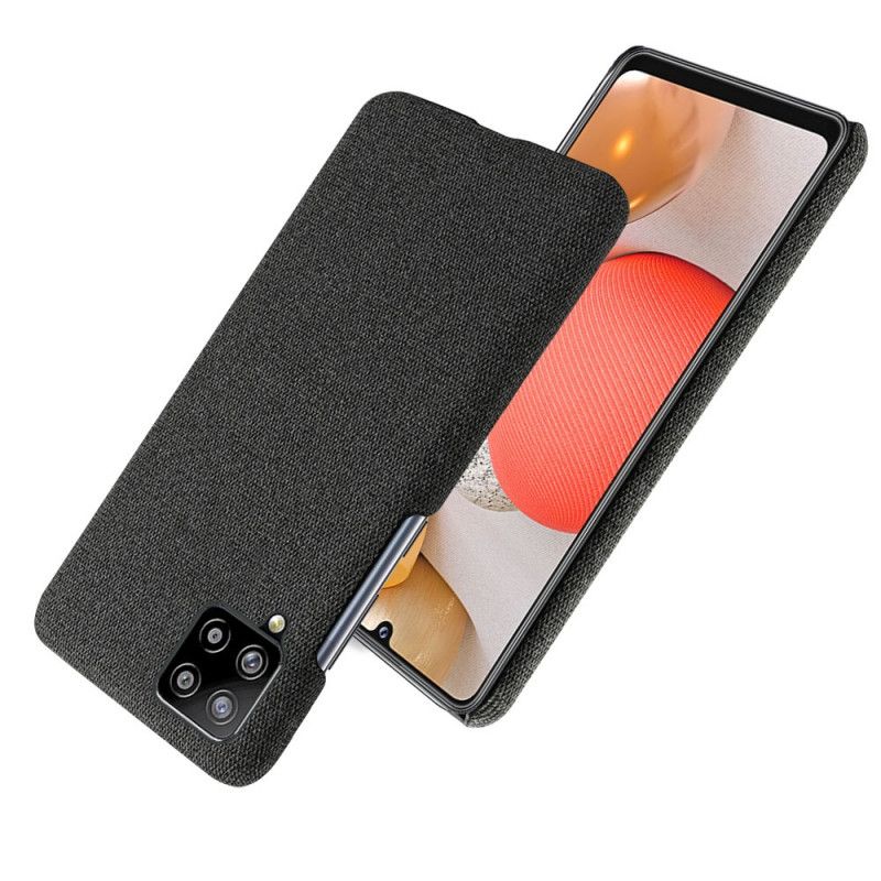 Case Kuoret Samsung Galaxy A42 5G Harmaa Musta Puhelinkuoret Kankaan Rakenne