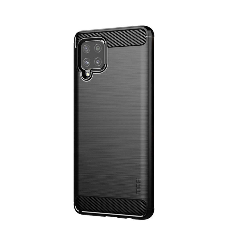 Case Kuoret Samsung Galaxy A42 5G Harmaa Musta Puhelinkuoret Mofi Harjattu Hiilikuitu