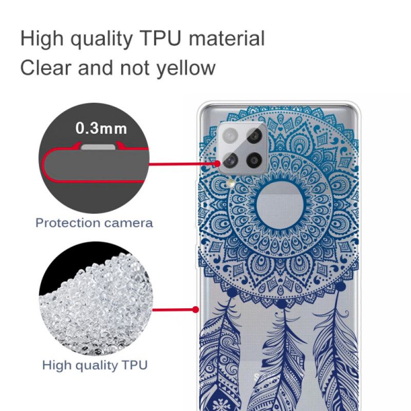 Case Kuoret Samsung Galaxy A42 5G Puhelinkuoret Ainutlaatuinen Kukka Mandala