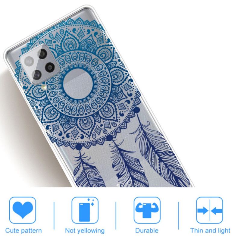 Case Kuoret Samsung Galaxy A42 5G Puhelinkuoret Ainutlaatuinen Kukka Mandala