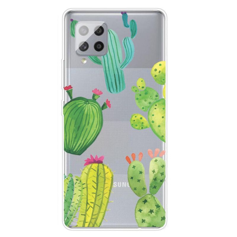 Case Kuoret Samsung Galaxy A42 5G Puhelinkuoret Akvarellikaktus