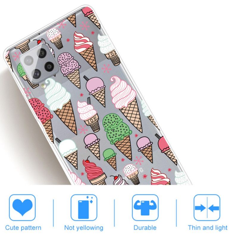 Case Kuoret Samsung Galaxy A42 5G Puhelinkuoret Kermajäätelö