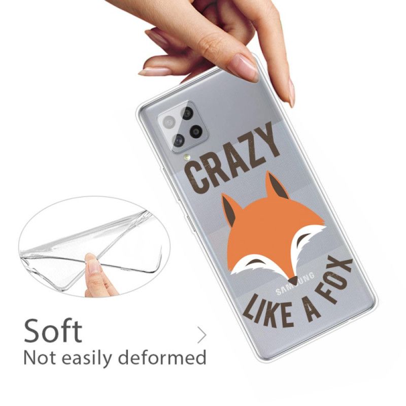 Case Kuoret Samsung Galaxy A42 5G Puhelinkuoret Kettu / Hullu Kuin Kettu