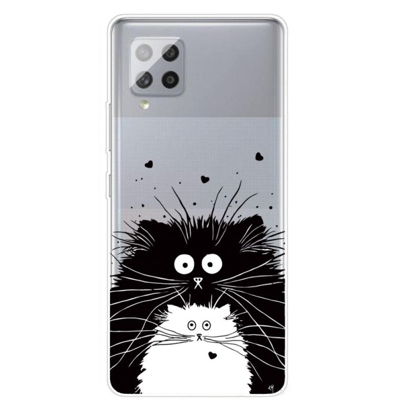 Case Kuoret Samsung Galaxy A42 5G Puhelinkuoret Tarkkaile Kissoja