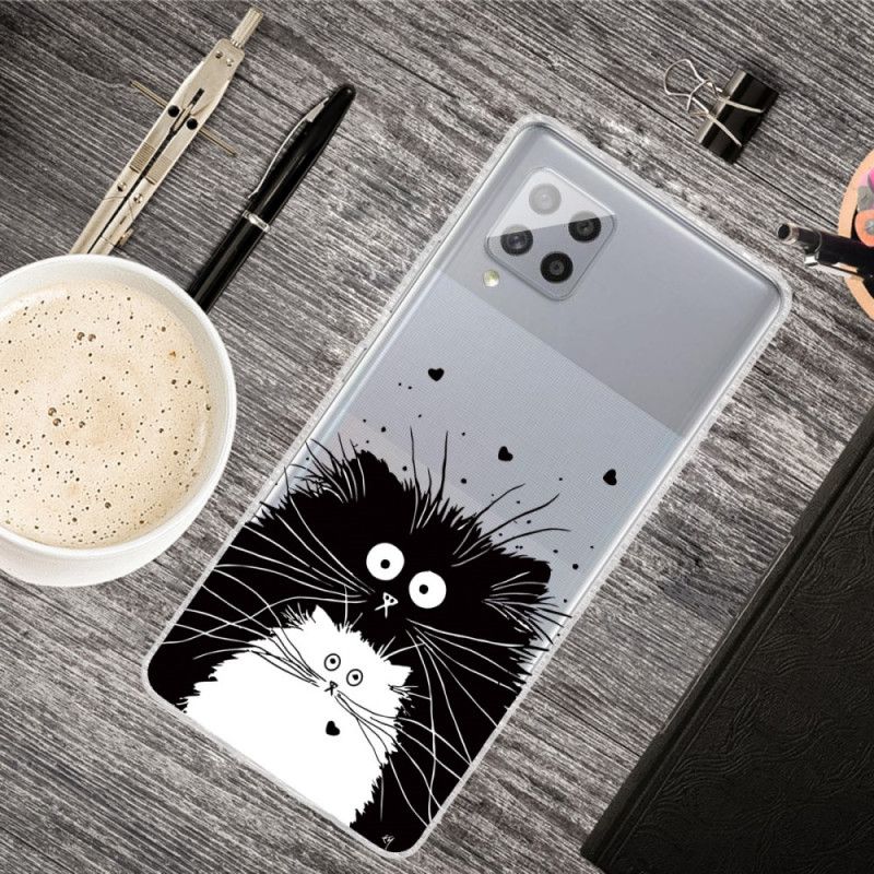 Case Kuoret Samsung Galaxy A42 5G Puhelinkuoret Tarkkaile Kissoja