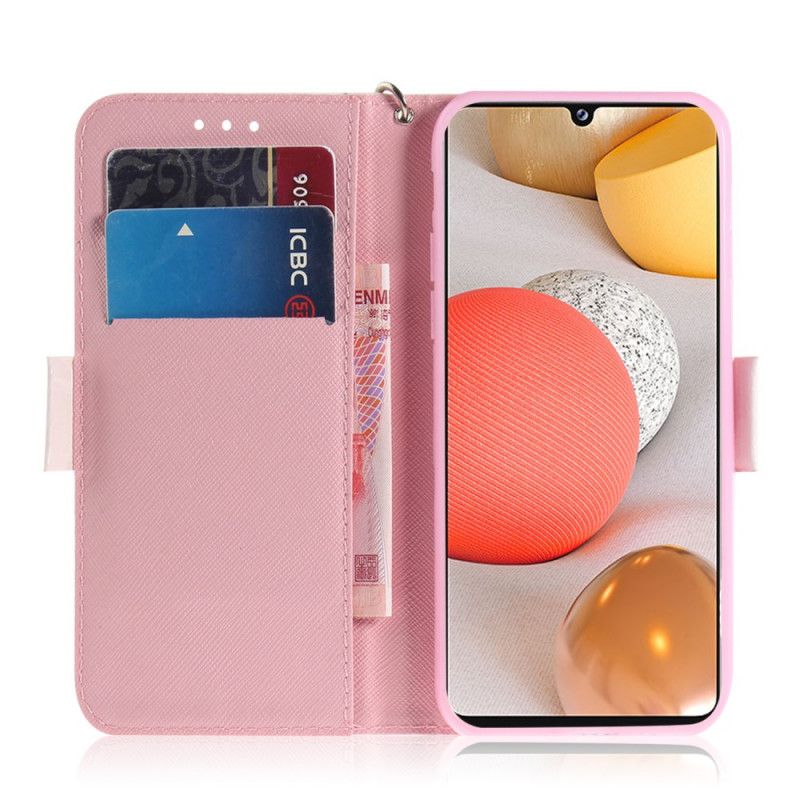 Flip Case Samsung Galaxy A42 5G Hamsterit. Joissa On Remmi