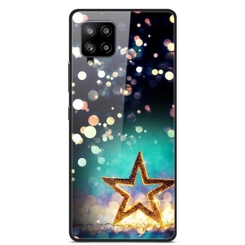 Kuori Samsung Galaxy A42 5G Karkaistu Tähtilasi Suojakuori