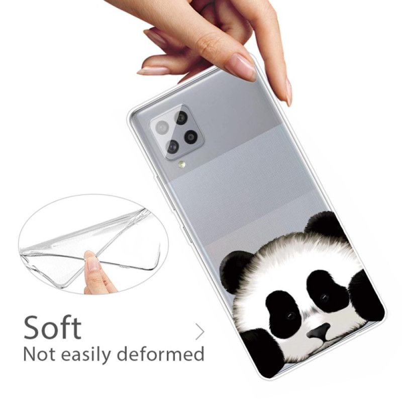 Kuori Samsung Galaxy A42 5G Läpinäkyvä Panda