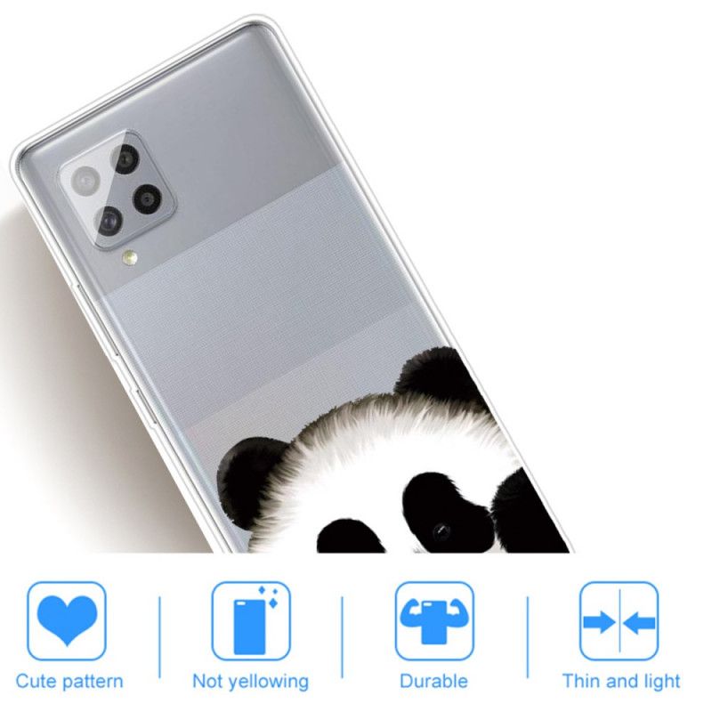 Kuori Samsung Galaxy A42 5G Läpinäkyvä Panda