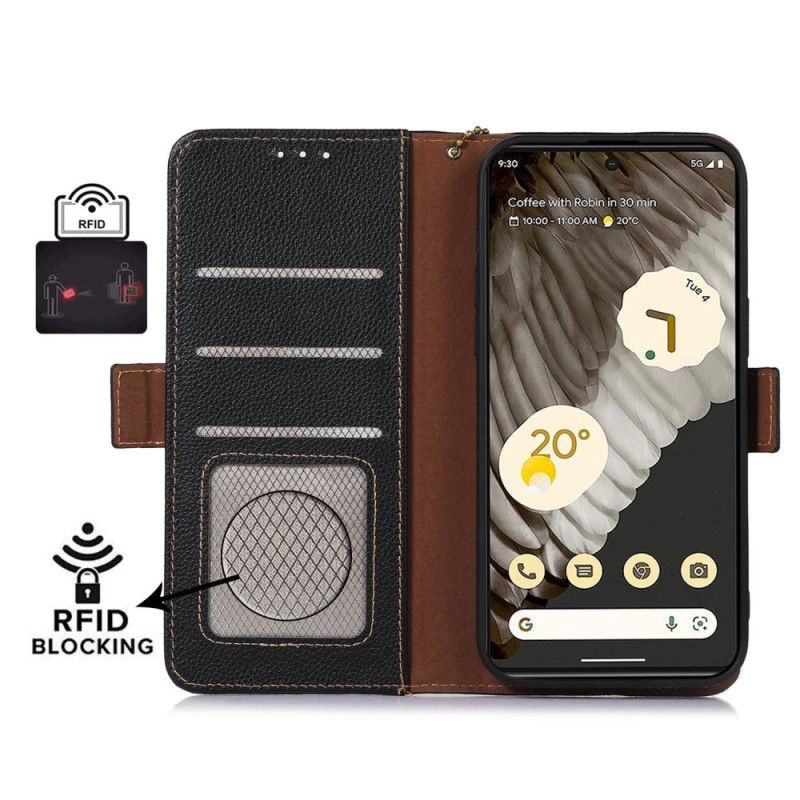 Kotelot Google Pixel 8 Pro Aitoa Rfid-nahkaa