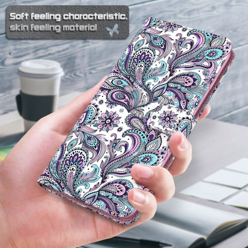 Kotelot Google Pixel 8 Pro Paisley-kuvio Hihnalla Suojakuori