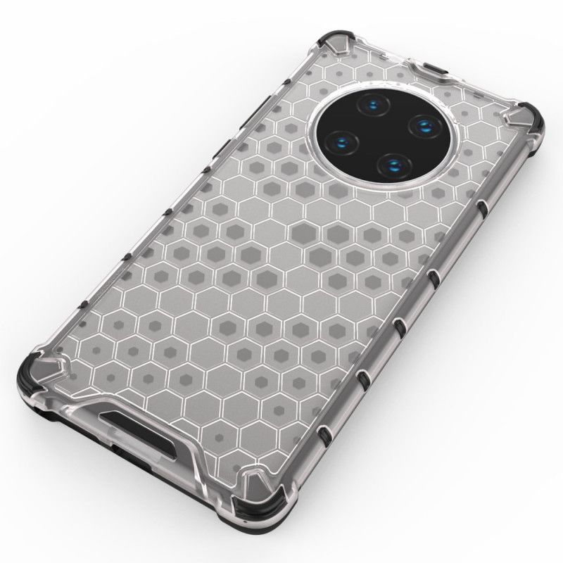 Case Kuoret Huawei Mate 40 Pro Valkoinen Musta Puhelinkuoret Hunajakennotyyli