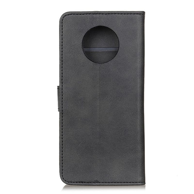 Flip Case Huawei Mate 40 Pro Punainen Musta Matta Nahka