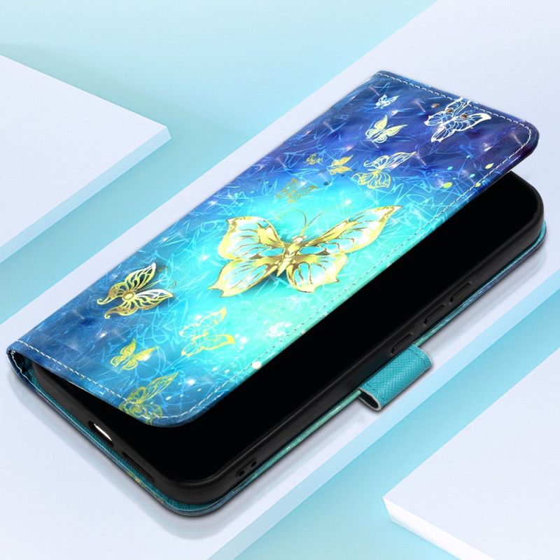 Kotelot Oppo Reno 11 Pro 5g Kultaisia Perhosia