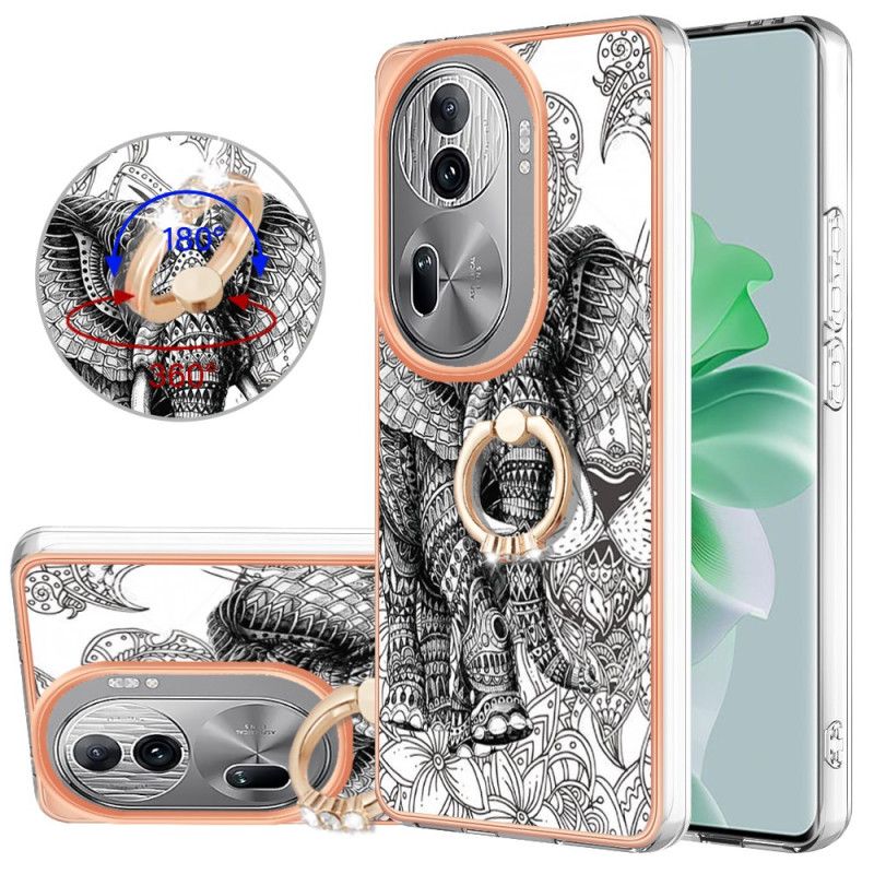 Kuori Oppo Reno 11 Pro 5g Elephant Totem Support Ring Suojakuori