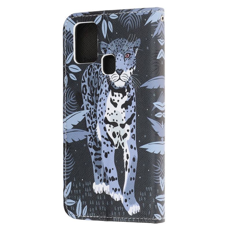 Flip Case Samsung Galaxy A21s Leopardi Tangoilla