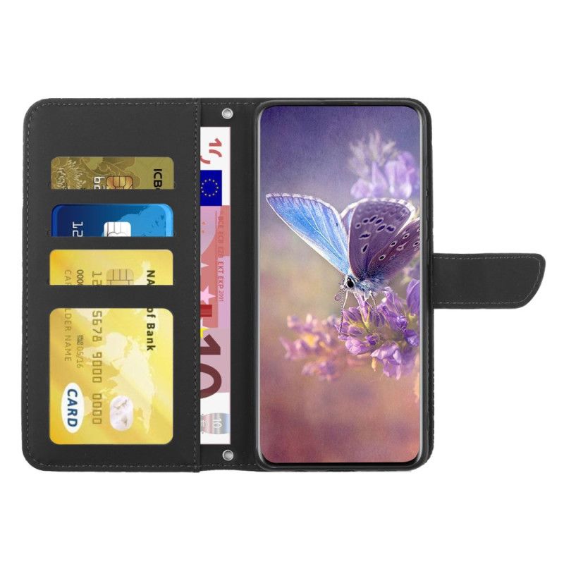 Kotelot Oppo Reno 11f 5g Perhoskuvio Hihnalla