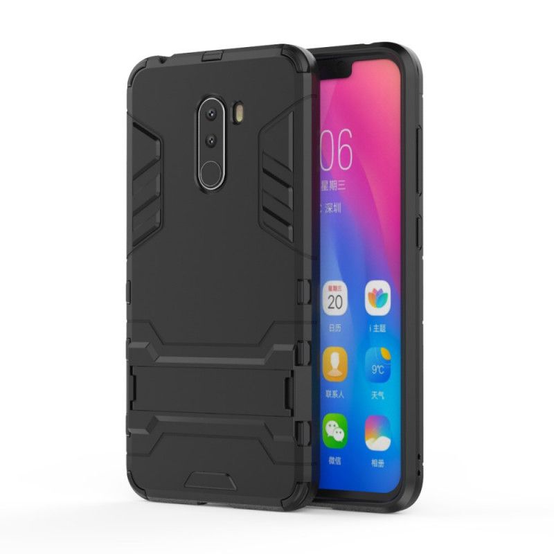 Case Kuoret Xiaomi Pocophone F1 Tummansininen Musta Puhelinkuoret Erittäin Kestävä Kieli