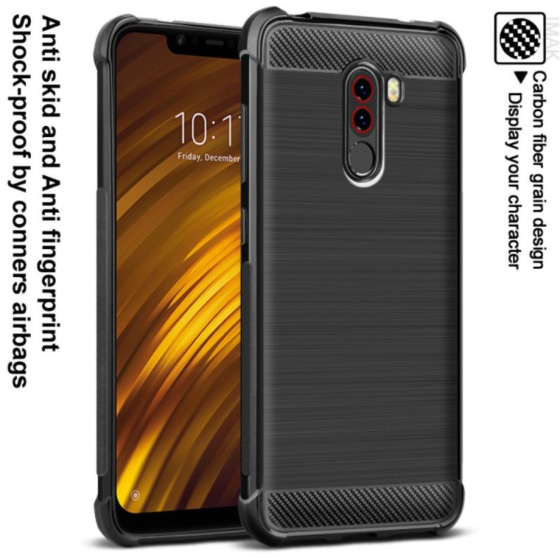 Kuori Xiaomi Pocophone F1 Harjattu Imak-Hiilikuitu