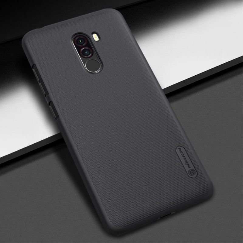 Kuori Xiaomi Pocophone F1 Musta Jäykkä Himmeä Nillkin