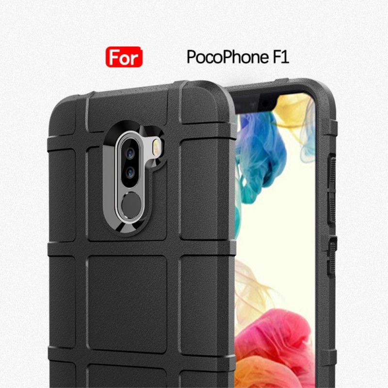 Kuori Xiaomi Pocophone F1 Tummansininen Musta Kestävä Kilpi