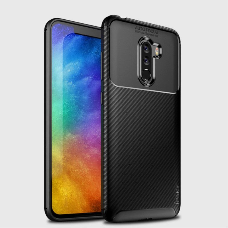 Kuori Xiaomi Pocophone F1 Tummansininen Musta Luistamaton Ipaky