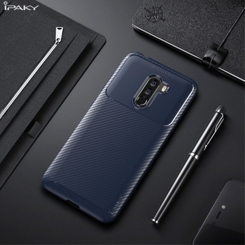 Kuori Xiaomi Pocophone F1 Tummansininen Musta Luistamaton Ipaky