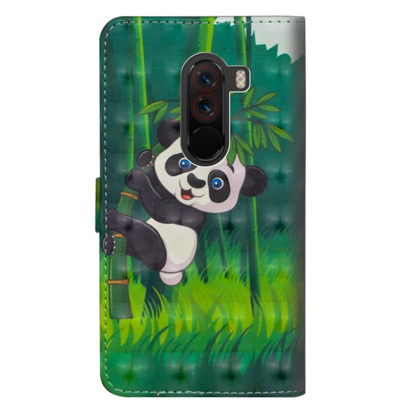 Suojakuori Xiaomi Pocophone F1 Puhelinkuoret Panda Ja Bambu