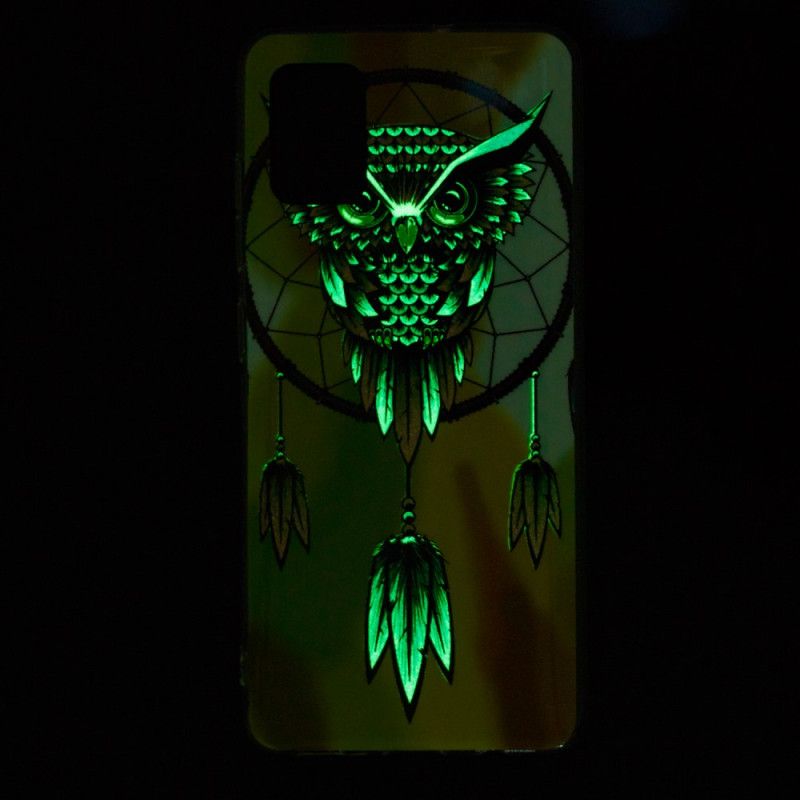 Case Kuoret Xiaomi Mi 10 Lite Puhelinkuoret Fluoresoiva Pöllö Unen Sieppari