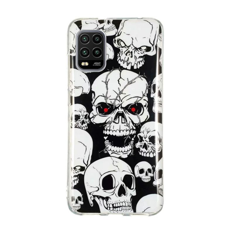 Case Kuoret Xiaomi Mi 10 Lite Puhelinkuoret Huomion Fluoresoivat Kallot