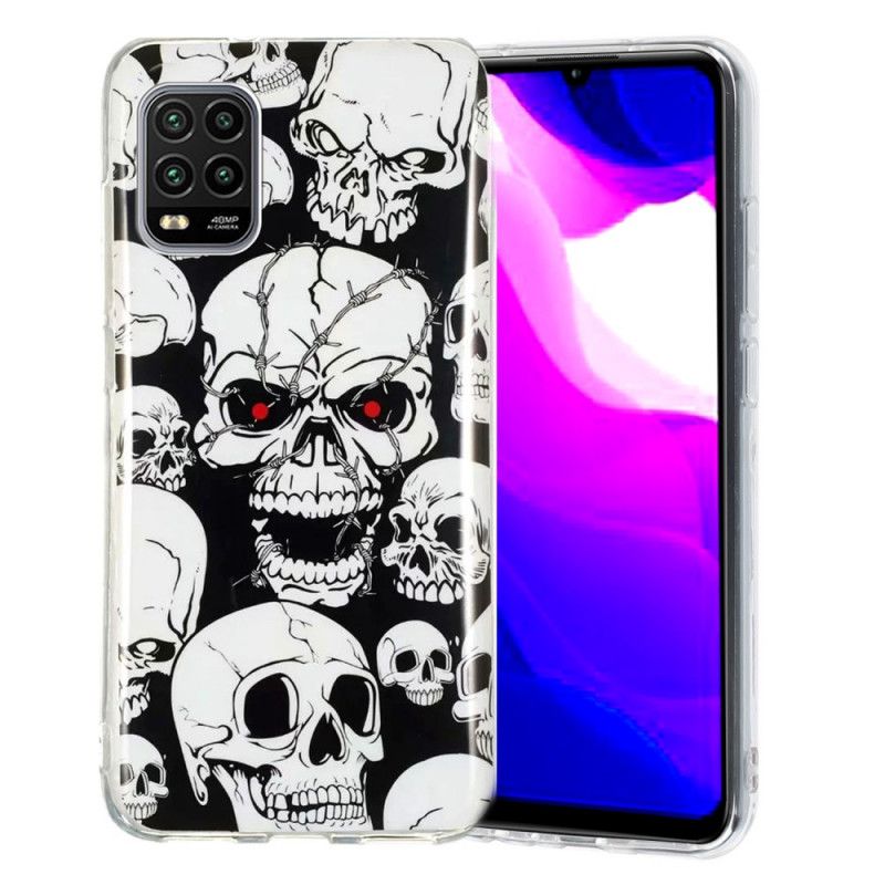 Case Kuoret Xiaomi Mi 10 Lite Puhelinkuoret Huomion Fluoresoivat Kallot