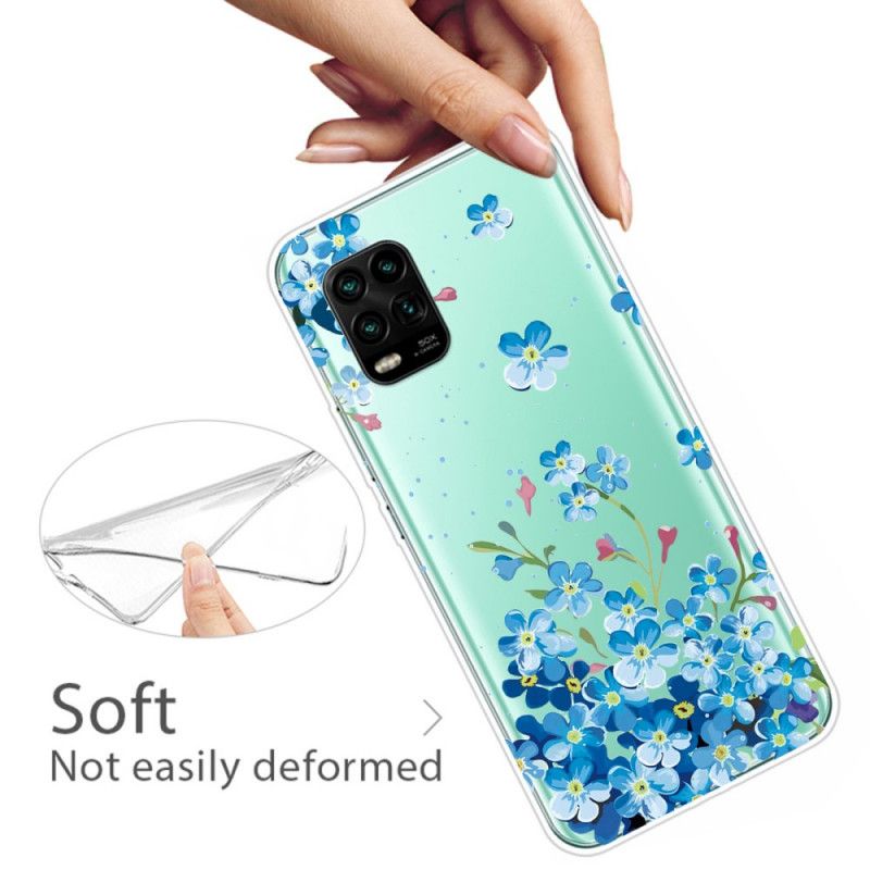 Case Kuoret Xiaomi Mi 10 Lite Puhelinkuoret Kimppu Sinisiä Kukkia