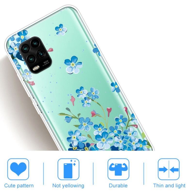 Case Kuoret Xiaomi Mi 10 Lite Puhelinkuoret Kimppu Sinisiä Kukkia