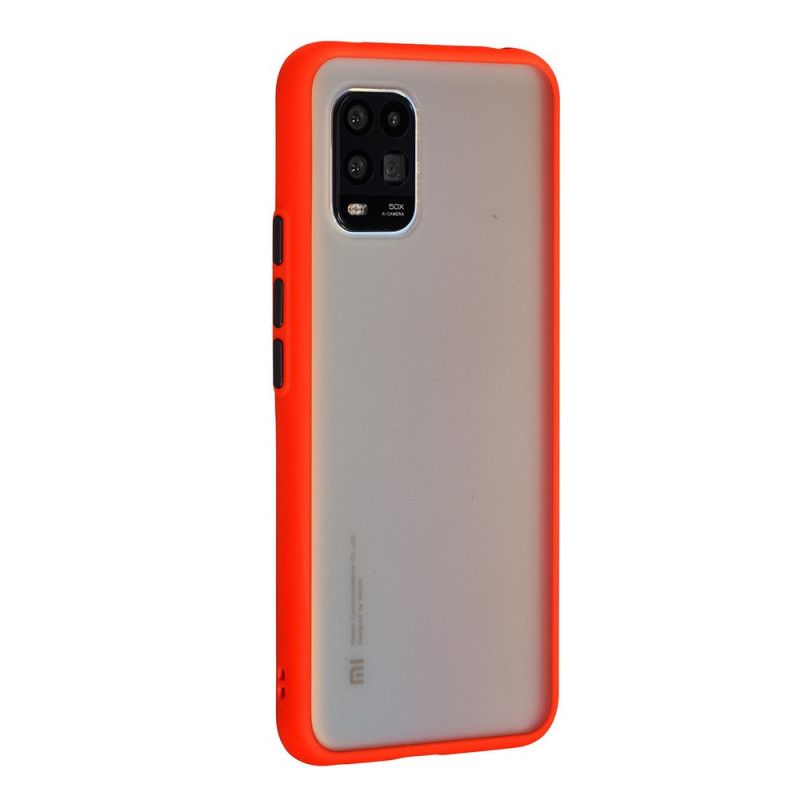 Case Kuoret Xiaomi Mi 10 Lite Valkoinen Musta Puhelinkuoret Matta Hybridi