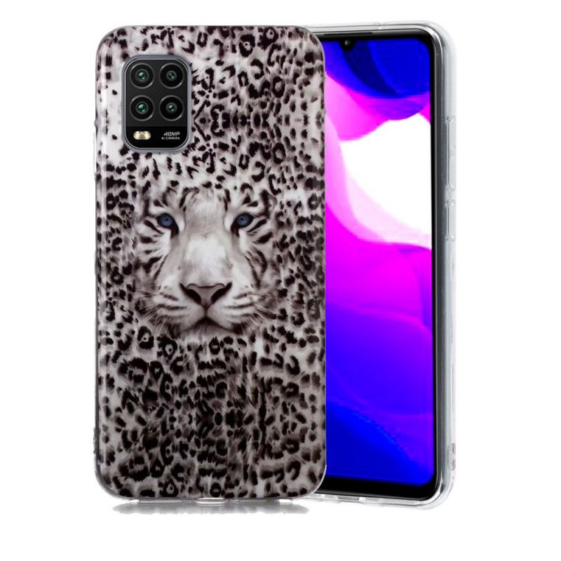 Kuori Xiaomi Mi 10 Lite Fluoresoiva Leopardi Suojakuori