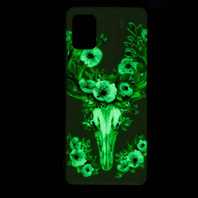 Kuori Xiaomi Mi 10 Lite Puhelinkuoret Fluoresoiva Kukallinen Hirvi