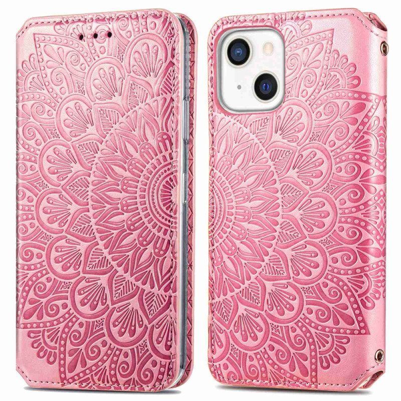 Puhelinkuoret iPhone 14 Plus Kotelot Flip Mandala