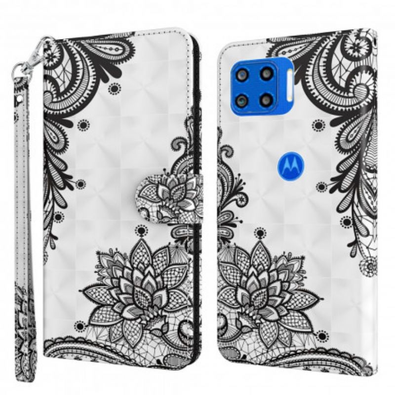 Flip Kotelot Moto G 5g Plus Chic Lace