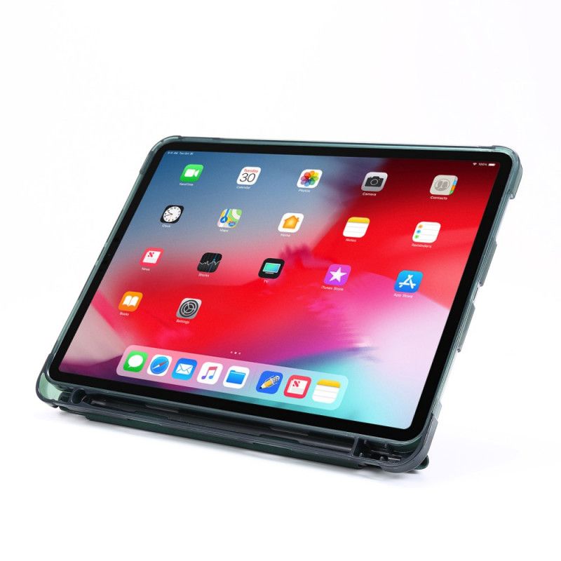 Älykäs Kotelo iPad Pro 12.9" (2018) (2020) Vaaleanpunainen Musta Muotoinen Muotoilu