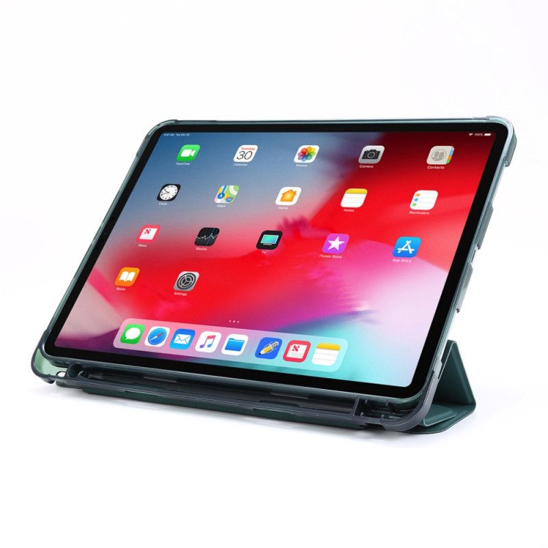 Älykäs Kotelo iPad Pro 12.9" (2018) (2020) Vaaleanpunainen Musta Muotoinen Muotoilu