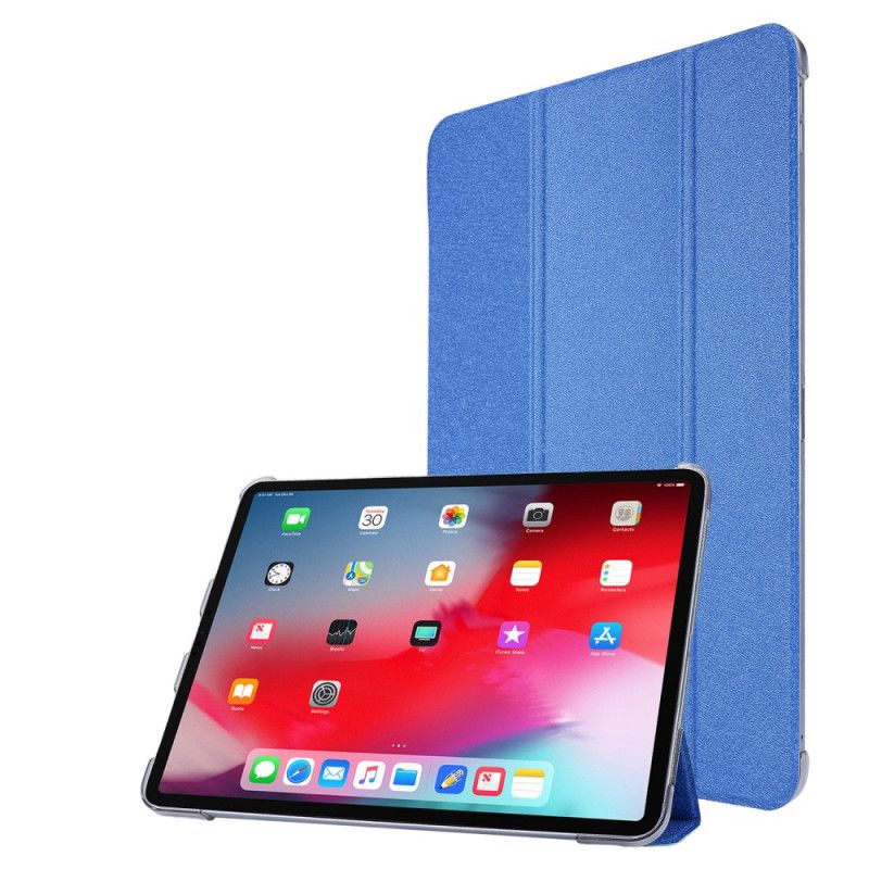 Älykäs Kotelo iPad Pro 12.9" (2018) (2020) Valkoinen Musta Tekonahkainen Silkki