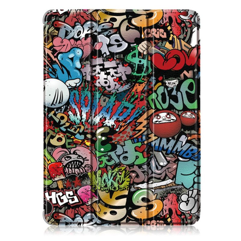 Älykäs Tapaus iPad Pro 12.9" (2018) (2020) Graffiti