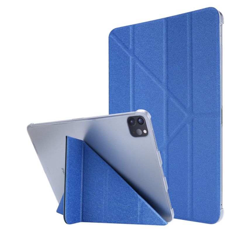 Älykotelo iPad Pro 12.9" (2018) (2020) Valkoinen Musta Tekonahkainen Origami