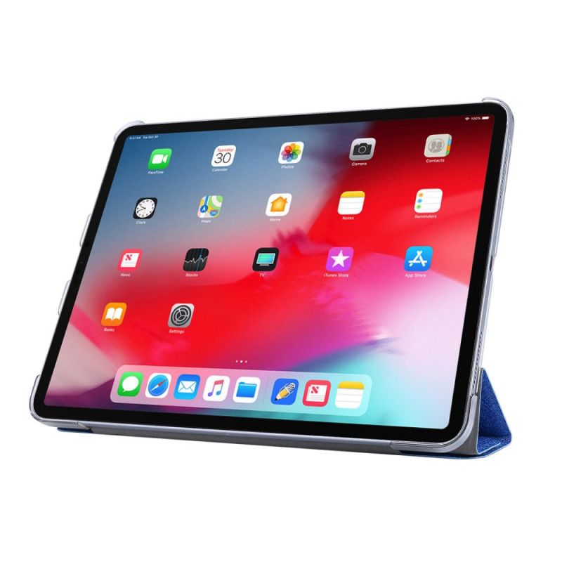 Älykotelo iPad Pro 12.9" (2018) (2020) Valkoinen Musta Tekonahkainen Origami