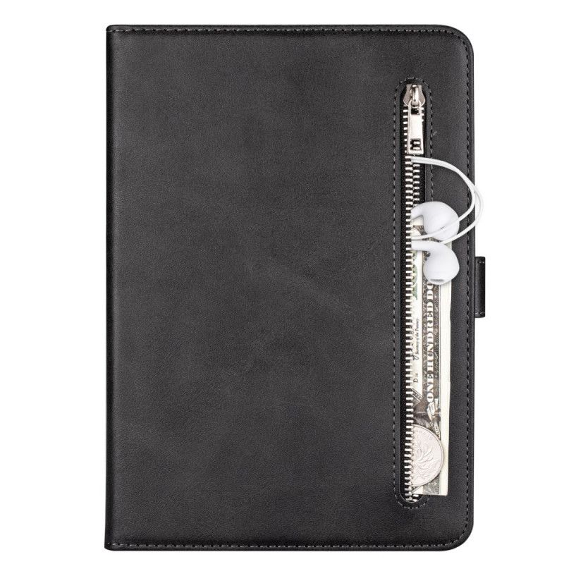 Flip Case iPad Pro 12.9" (2018) (2020) Punainen Musta Vetoketju