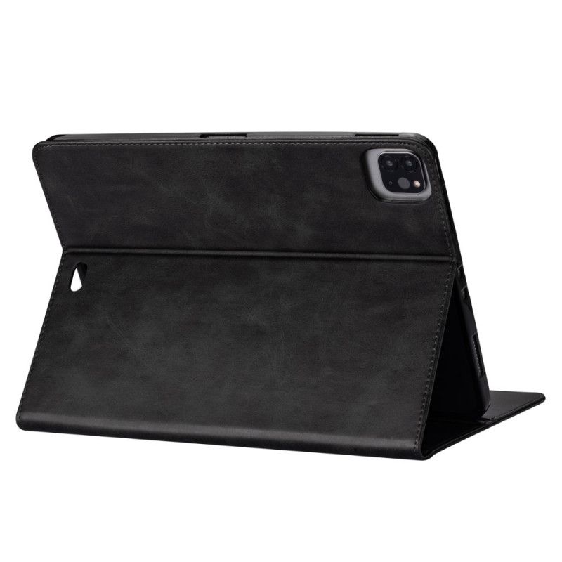 Flip Case iPad Pro 12.9" (2018) (2020) Punainen Musta Vetoketju