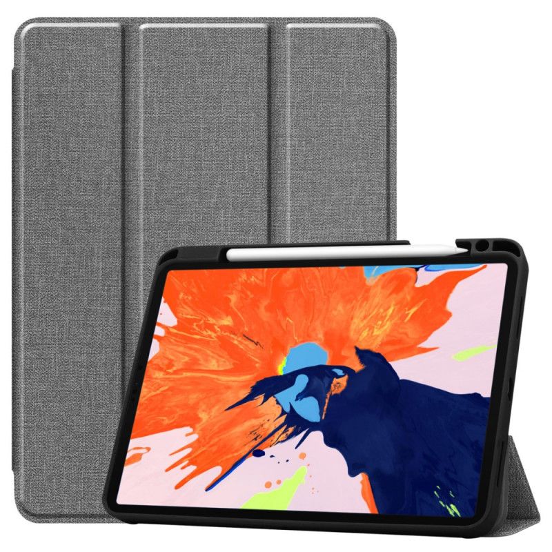 Smart Case iPad Pro 12.9" (2018) (2020) Harmaa Musta Tekstuurifarkut