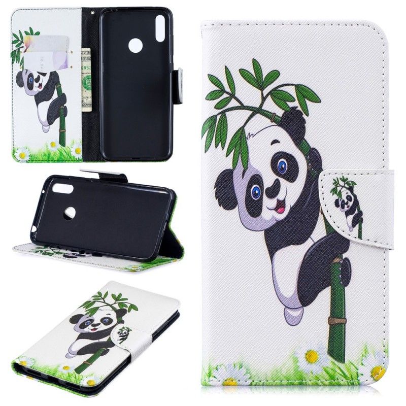 Kotelot Huawei Y7 2019 Panda Bambulla Suojakuori