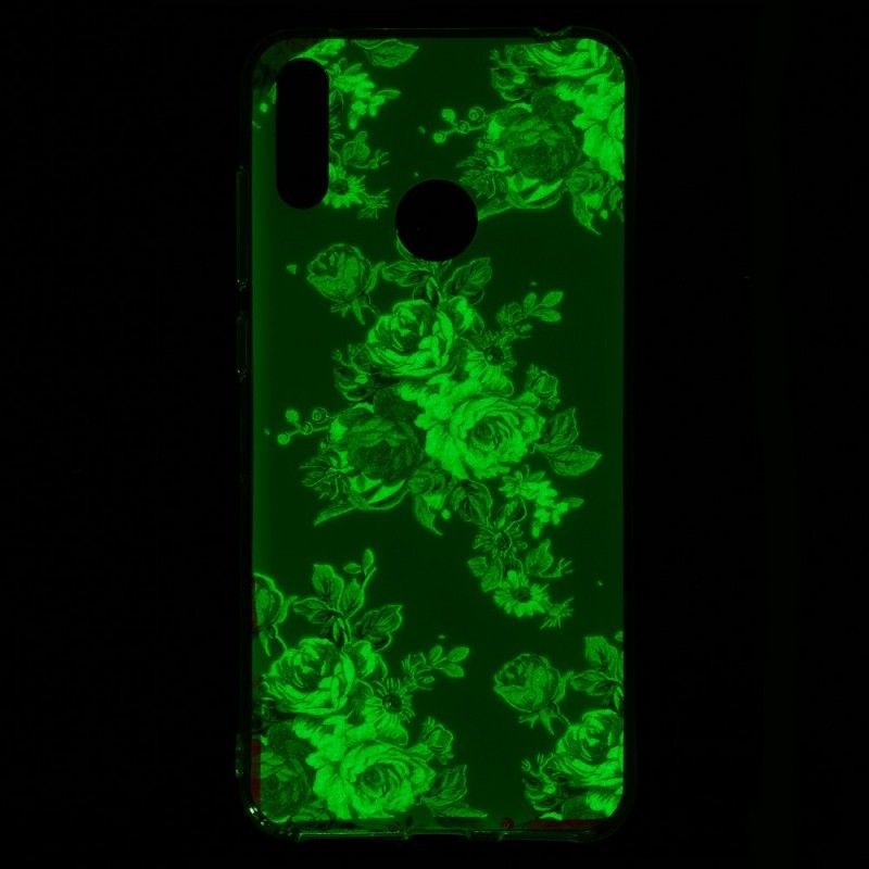 Kuori Huawei Y7 2019 Fluoresoivat Vapauden Kukat Suojakuori