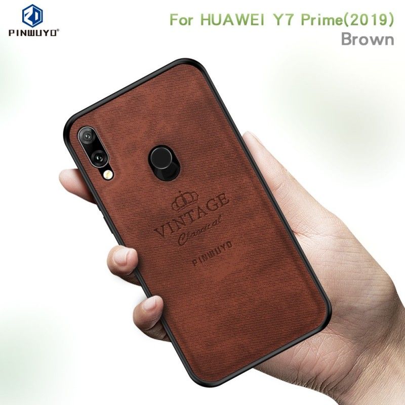 Kuori Huawei Y7 2019 Harmaa Musta Kunniakas Vuosikerta